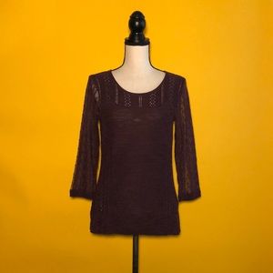 🟠 Knitted & Knotted 🟠 knit sweater w/embroiderd